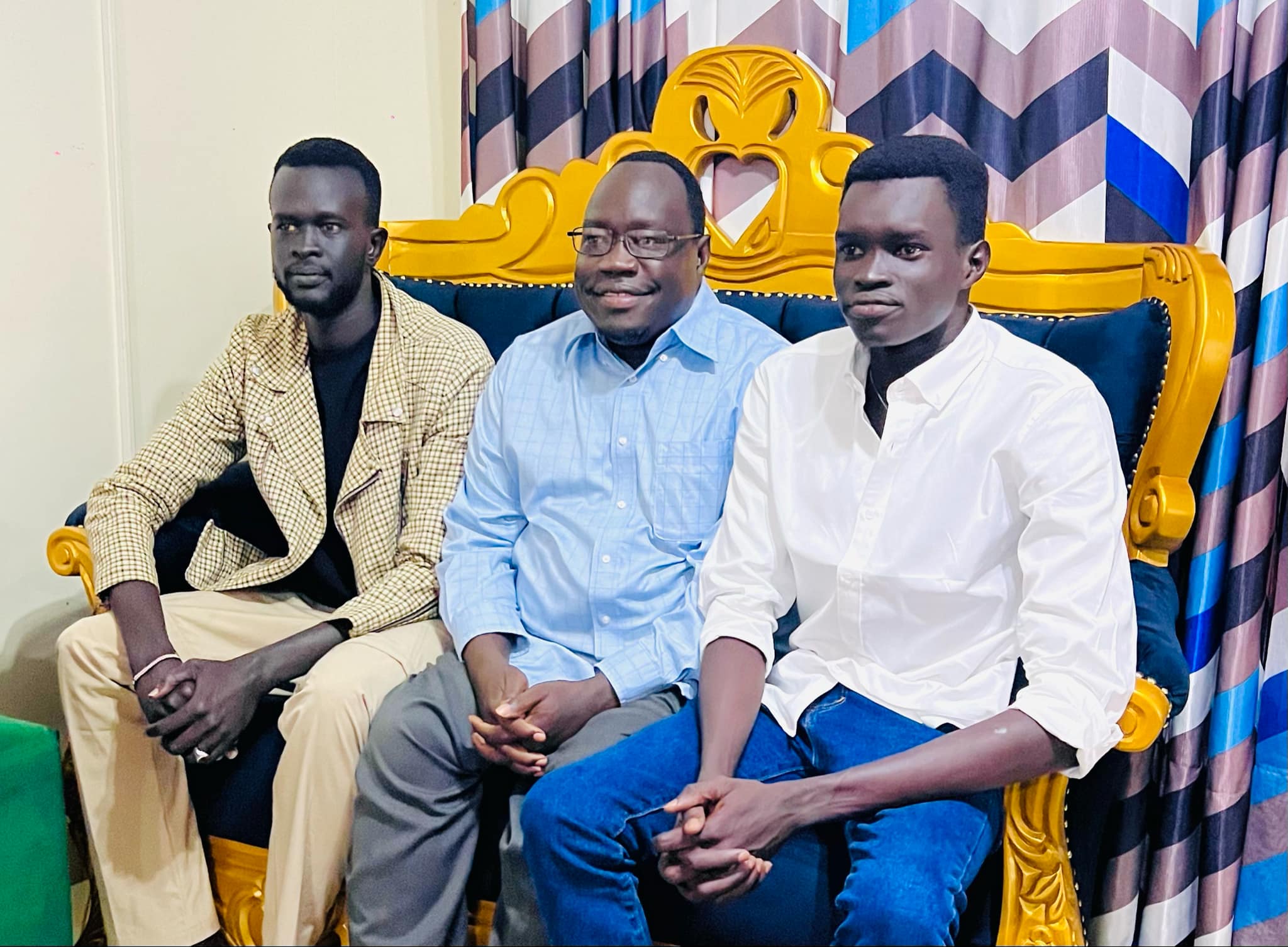 Abraham Madit Majak, Thomas Makorou, and Bith Ayii 